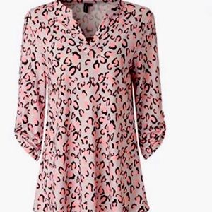 💗🐆🤎PRETTY Leopard Print Tunic Blouse